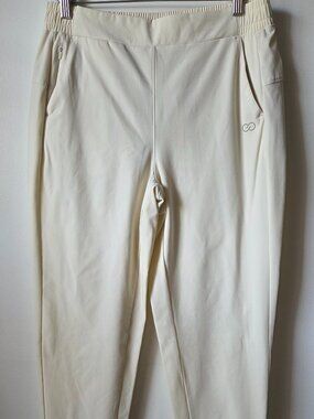 EUC LIKE NEW CALLA CREAM JOGGER PANTS SIZE SMALL